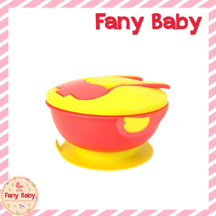 BABY BEYOND NON - SKID BIG BOWL WITH FORK SPOON  SET BB1004