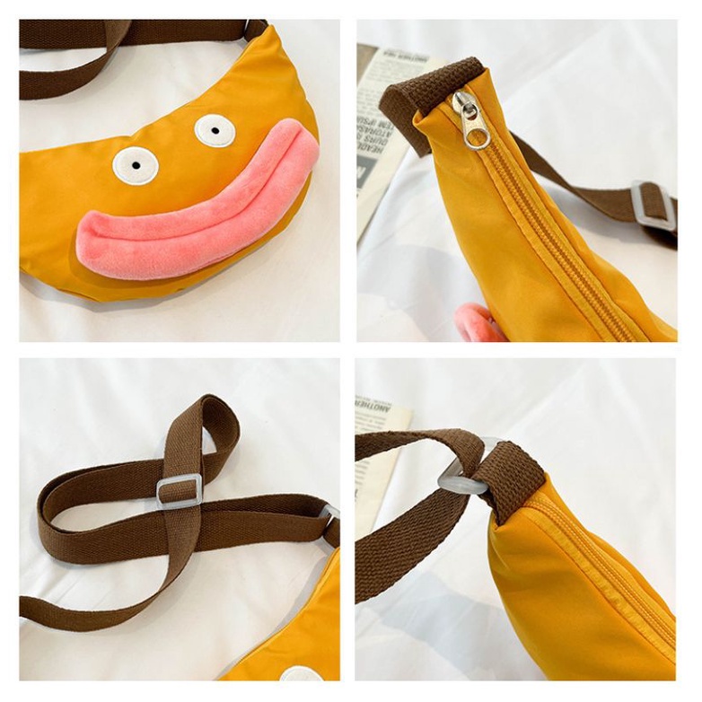 Tas Pinggang Waistbag Import desain Lucu/Tas Punggung/Buat Kado/Tas Pisang/Tas Anak/ Waistbag YangYang [READY Jakarta]