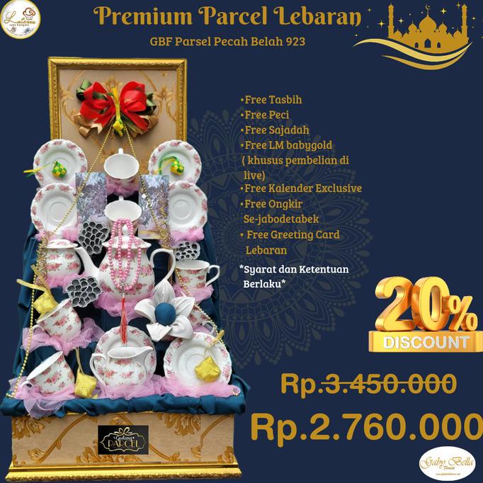 

Parcel Lebaran Gbf 923, Parcel Teaset, Hamper Lebaran,Parcelpecahbelah Keranjangdilan