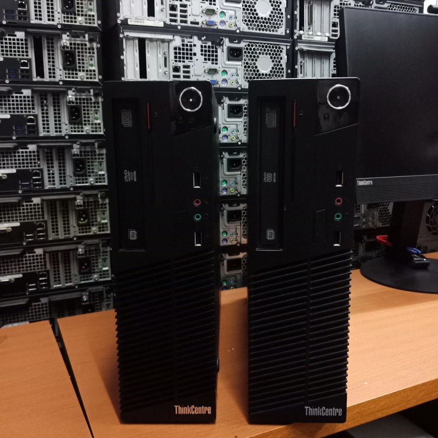 Pc mini lenovo M series/core i5 2400 3.10ghz/4gb/250gb/dvd rw, wins 7 - Hitam