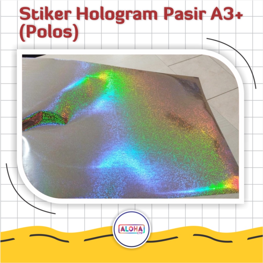 

Ready Bahan Stiker Hologram Pasir A3+ (32,5 x 48,5 cm) Camel Tanpa Cetak Tanpa Cutting