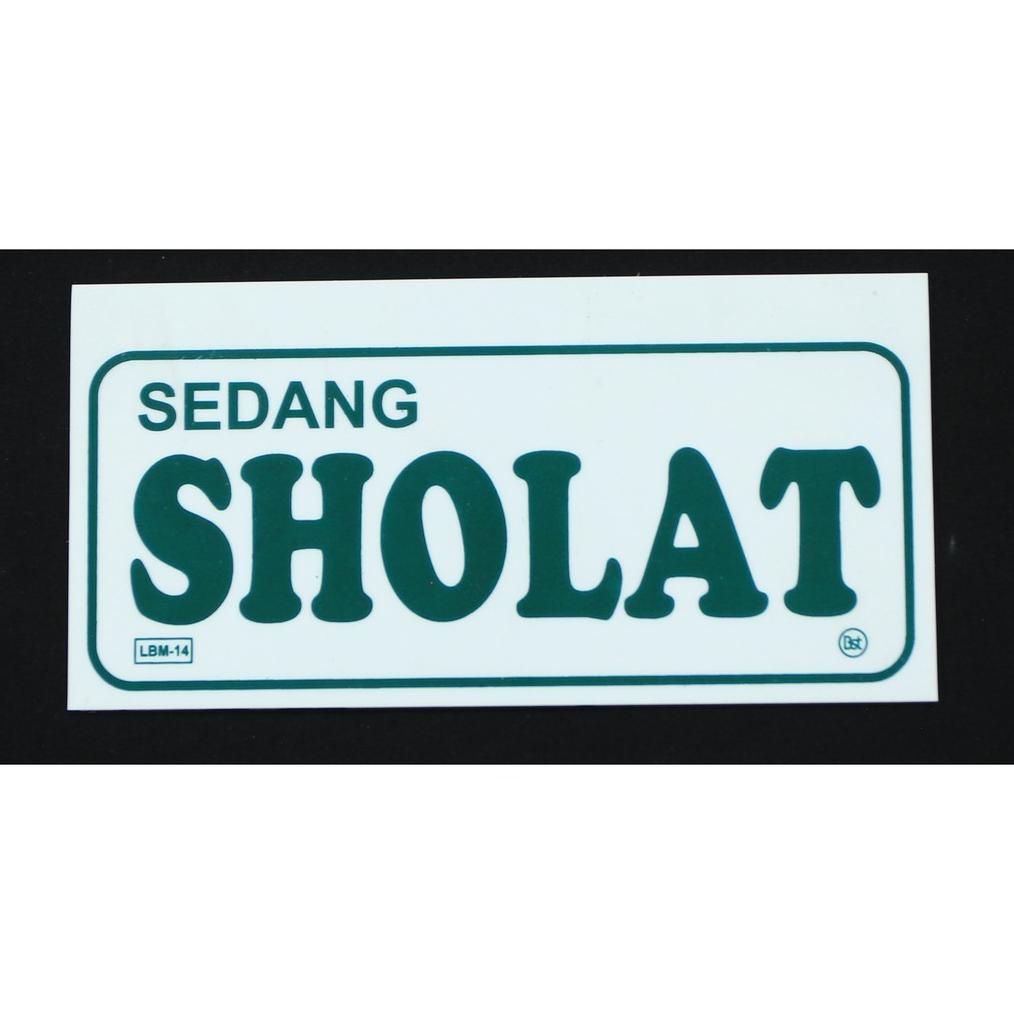 

Label Akrilik Sedang Sholat Gantung Medium