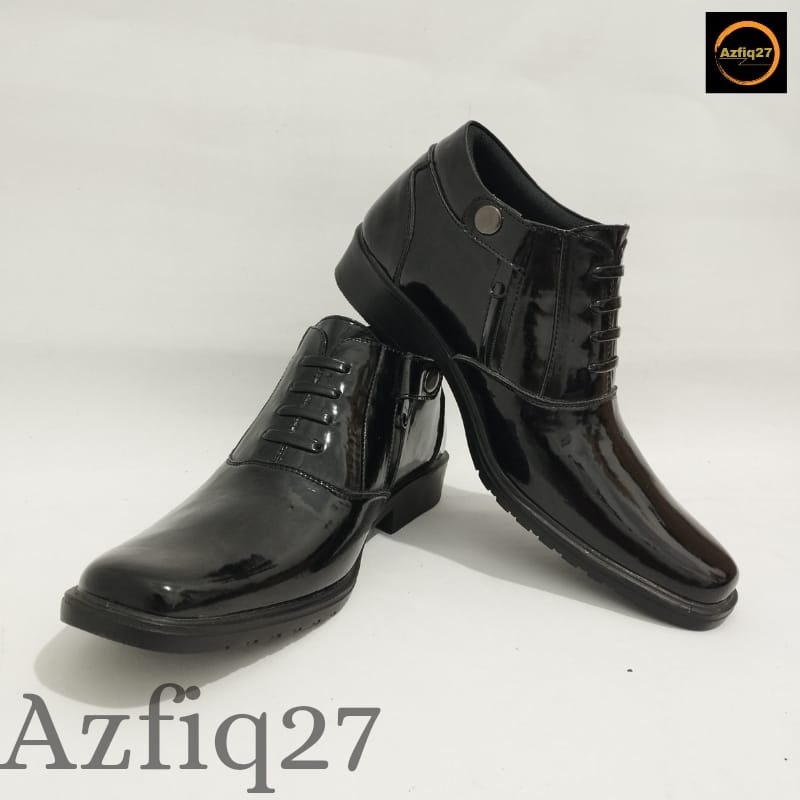 Sepatu Pdh Tni Polri Security Ori Tampilan Mengkilap Pengencang Resleting YKK Model Terbaru Azfiq27 #7