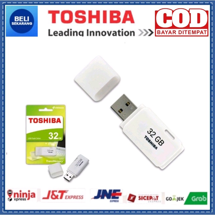 FLASHDISK TOSHIBA 64GB/32GB/16GB/8GB/4GB/2GB SIAP PACKING DAN COD