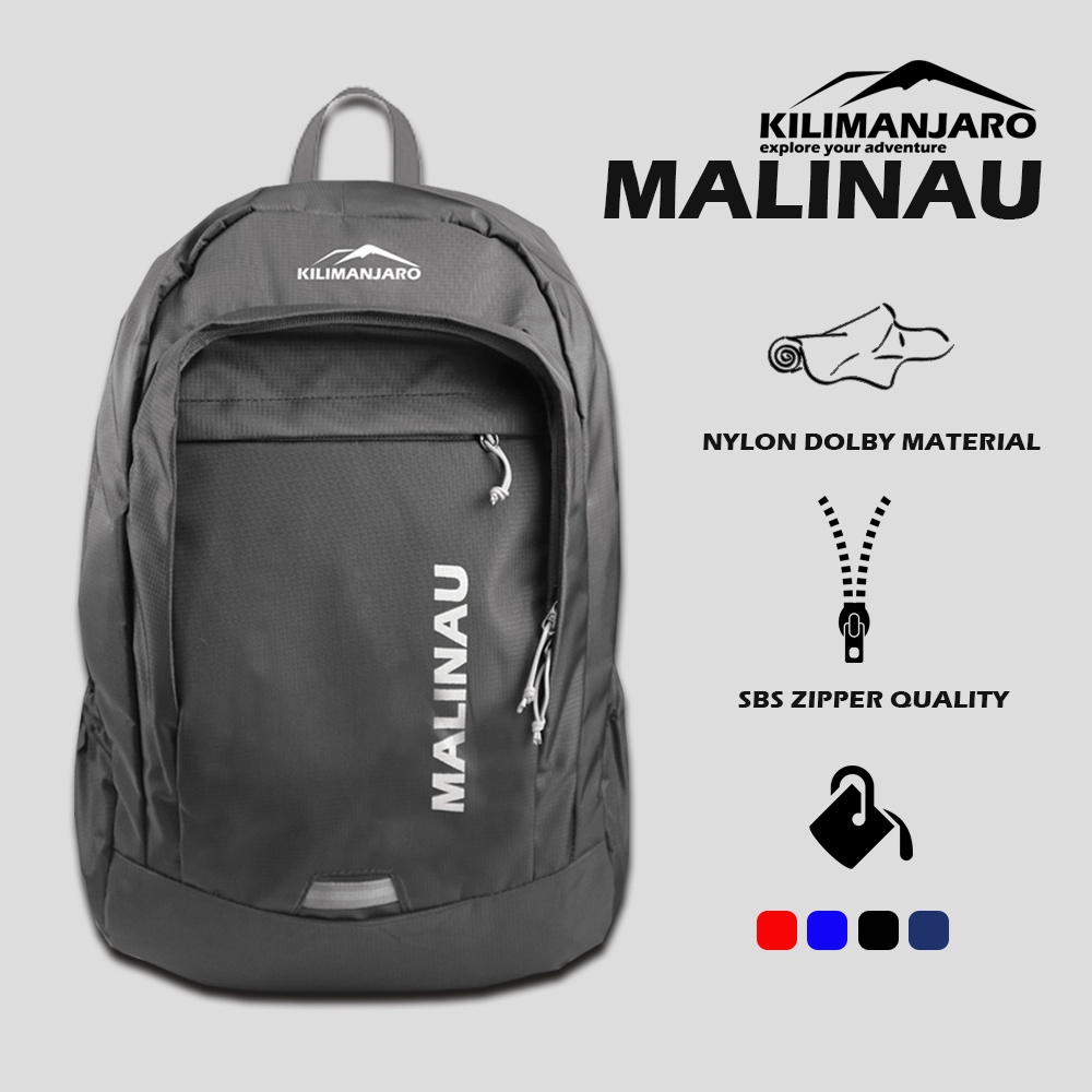 Tas Ransel Kilimanjaro Malinau 25L - Tas Laptop Tas Sekolah Tas Kerja - Daypack Kilimanjaro Malinau