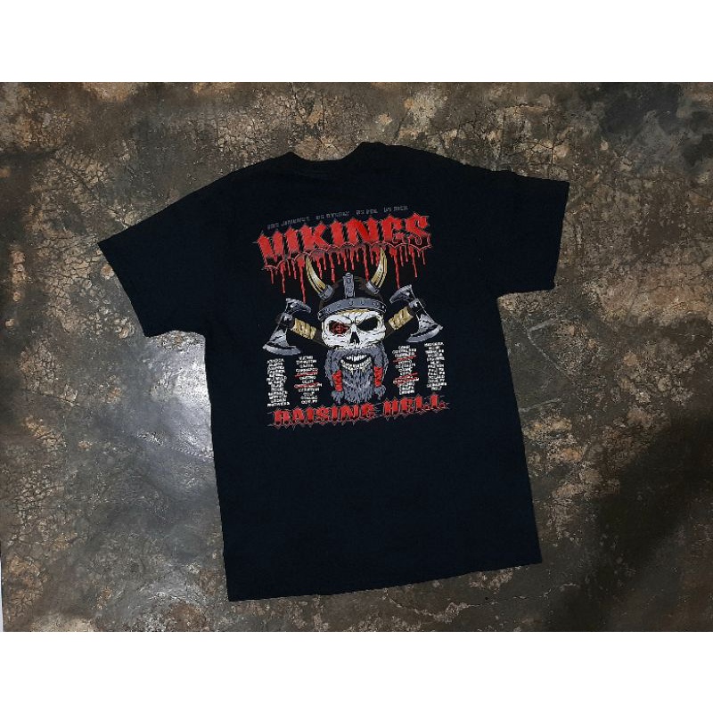 GILDAN HEAVY COTTON VIKING RAISING HELL