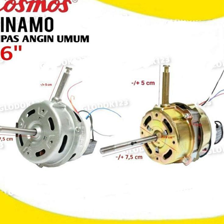 ▼ Motor Dinamo Kipas Angin 16 inch Merk Cosmos, Sanken, KDK, dan Merk Lainnya ✻