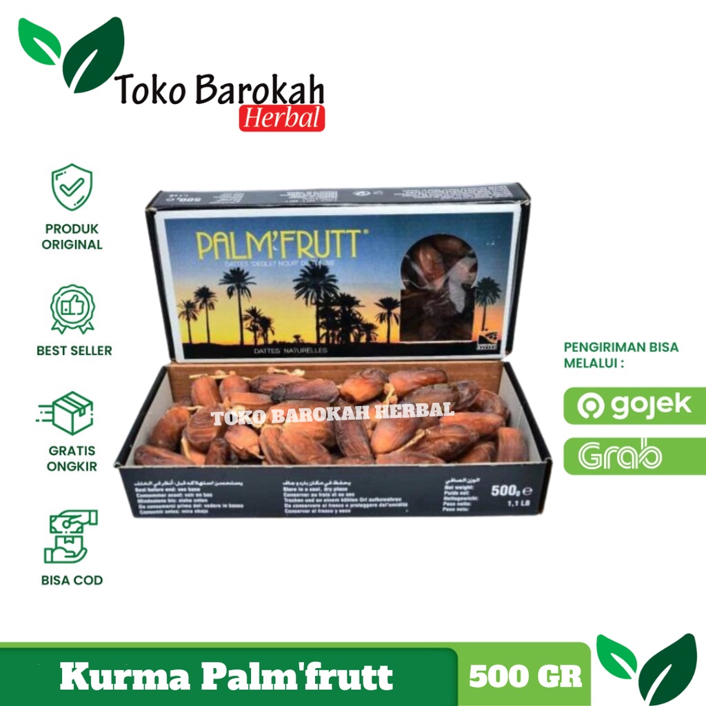 

Kurma palmfrutt 500 gr