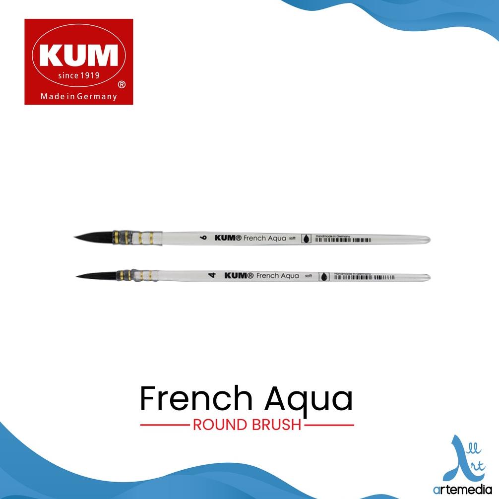 

Kuas Lukis KUM French Aquarelle Synthetic Brush Short Handle
