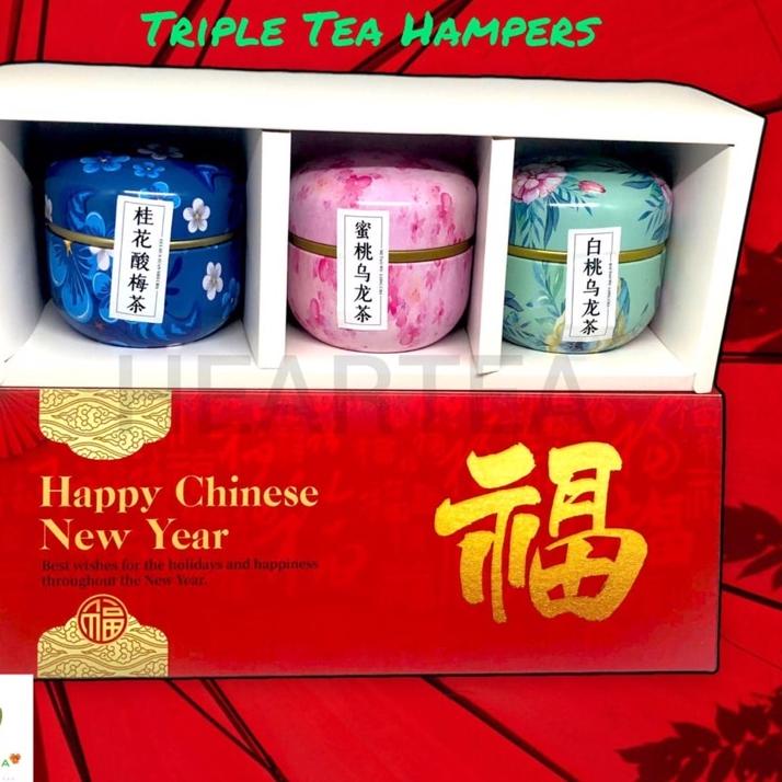 

☊ HAMPERS IMLEK CNY GIFT - PARCEL IMLEK TRIPLE VARIAN TEA ✦