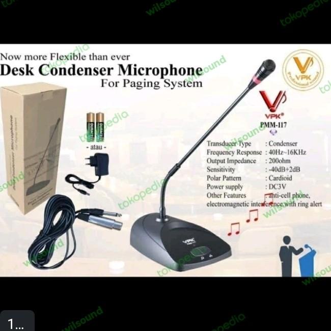 Promo Mic Meja Podium Vpk Pmm 117 Original 099