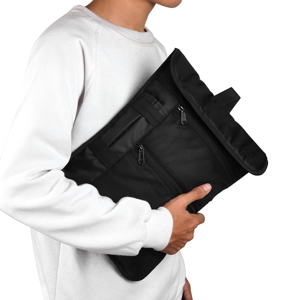 Tas Sleeve Case Sarung Laptop Organizer 14 Inch Hitam Premium