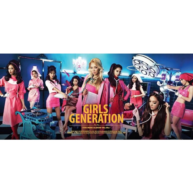 Official roled poster SNSD OhGG Forever 1 Mr Mr The Boys Lil Touch SMCU Express