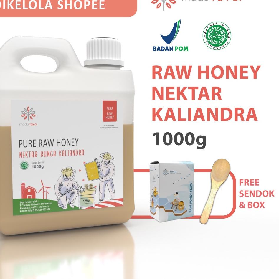 

✥ Asli Murni 1kg Tava Grade A Nektar Kaliandra 100% Alami Pure Natural Raw Honey ♜