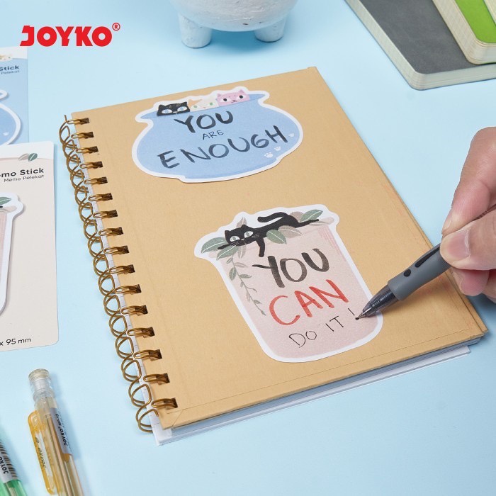 Memo Stick Kertas Joyko MMS-37 Flower Pot Memo Stick Memo Tempel Sticky Note Kertas Flowerpot