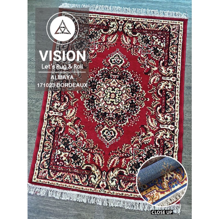 $+$+$+$+] Karpet Almaya 115 x 155 cm 1023 Bordeaux