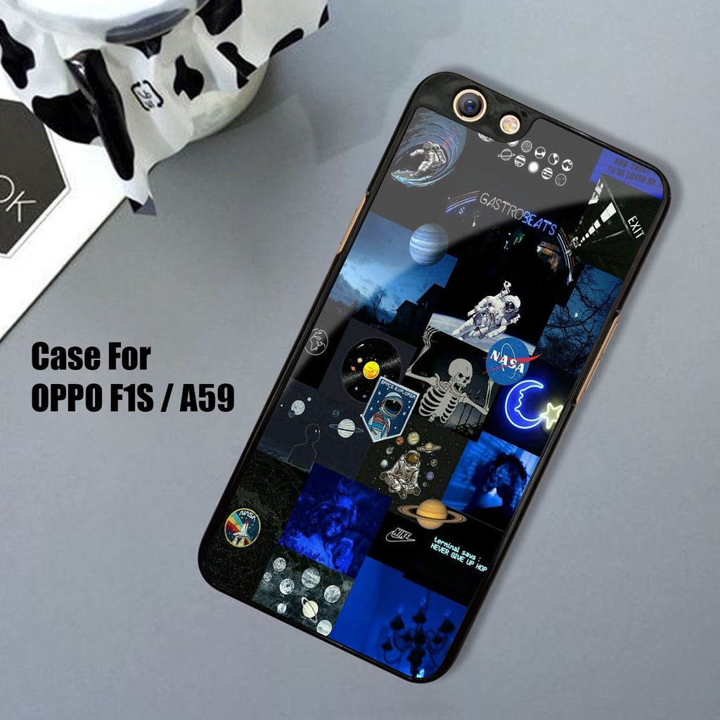 Casing OPPO F1S / A59 Hardcase 2D Glossy Case Motif Nasa