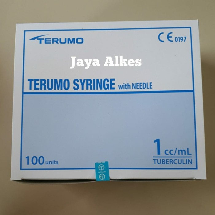 Spuit 1 cc Terumo Disposable Syringe 1 Ml