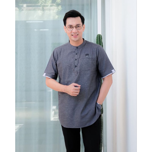 Baju Koko Kurta Lengan Pendek Casanova by Ilnaaf