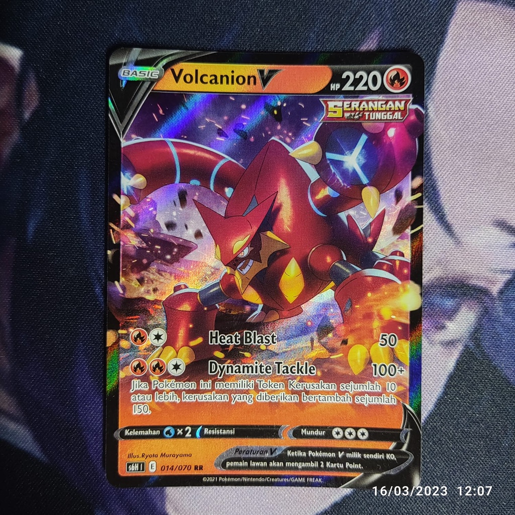pokemon (ID) volcanion v - S6H 014/070 - RR
