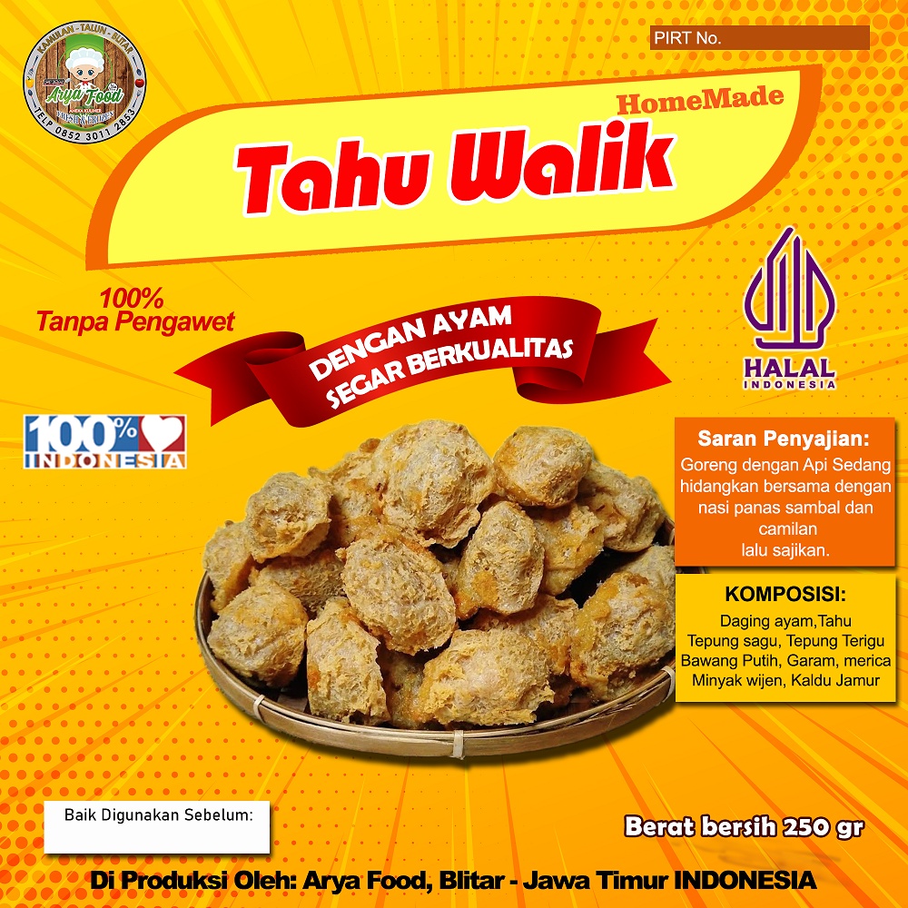 

Tahu Walik Frozen