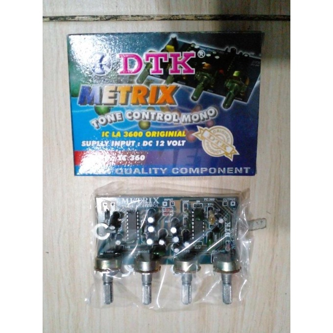 ] KIT DTK METRIK TONE CONTROL MONO IC LA 3600 TC Mono DTK METRIK 3600