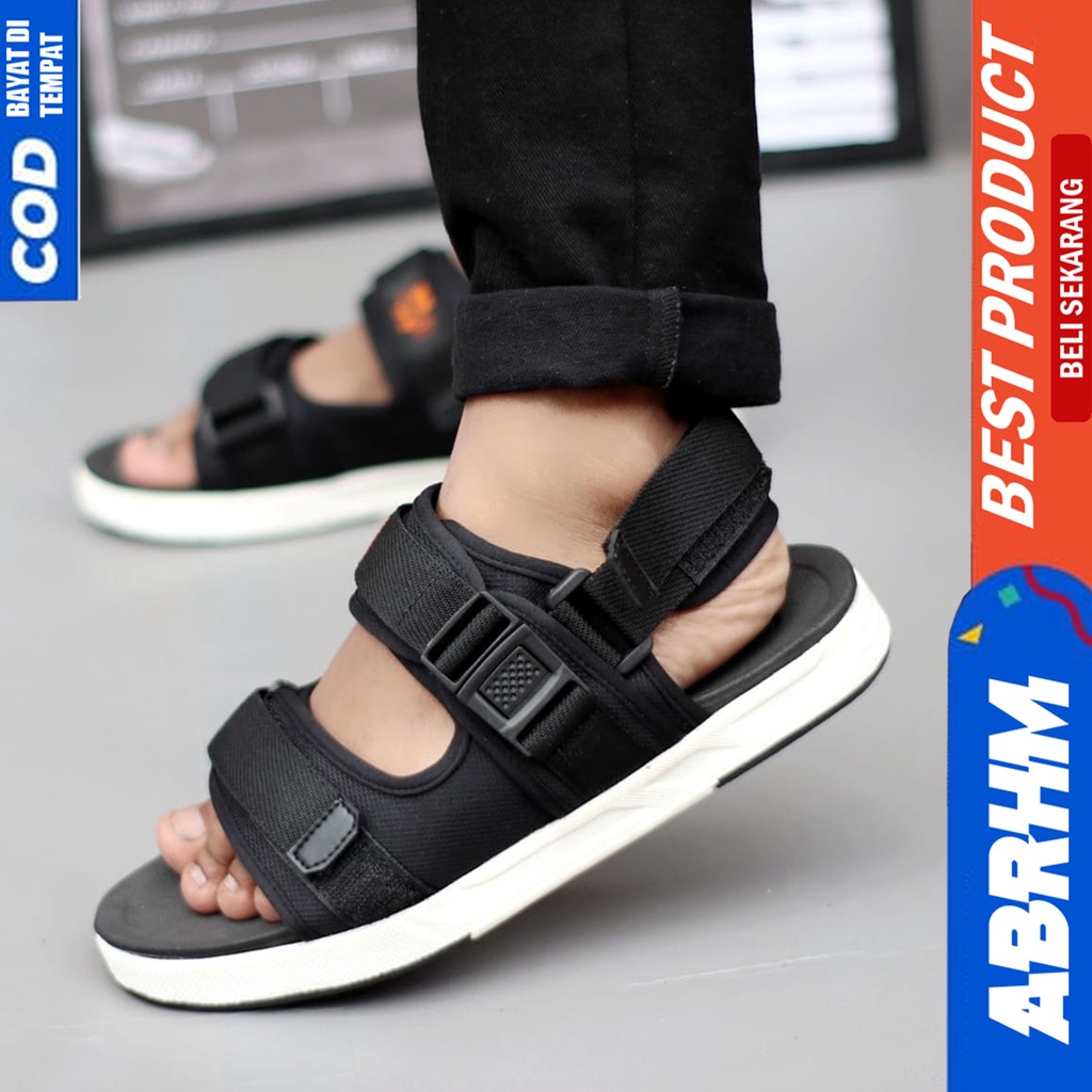 ABRHM Sandal Slide Pria Sandal Slop Pria Sendal Selop Gunung Keren Kekinian