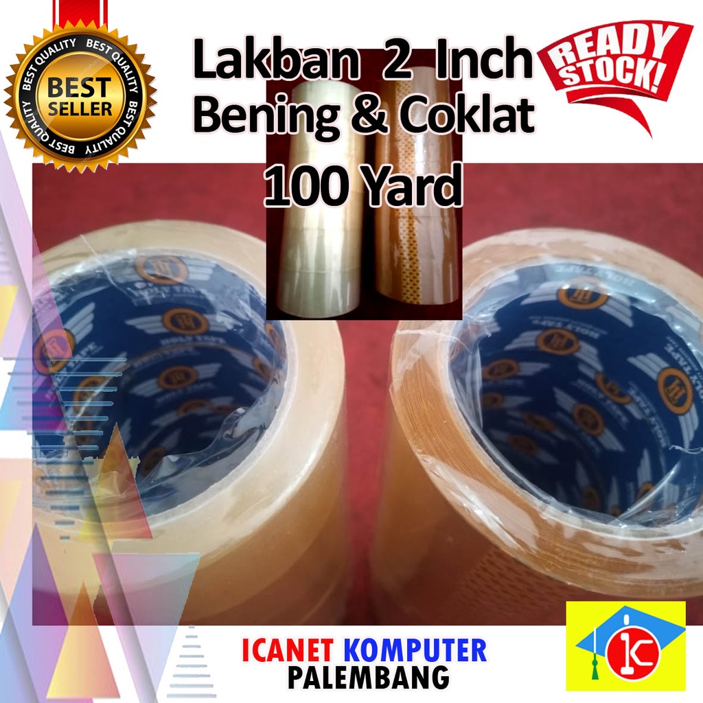 

LAKBAN BENING / COKLAT 100 YARD FULL HOLYTAPE - RANDOM