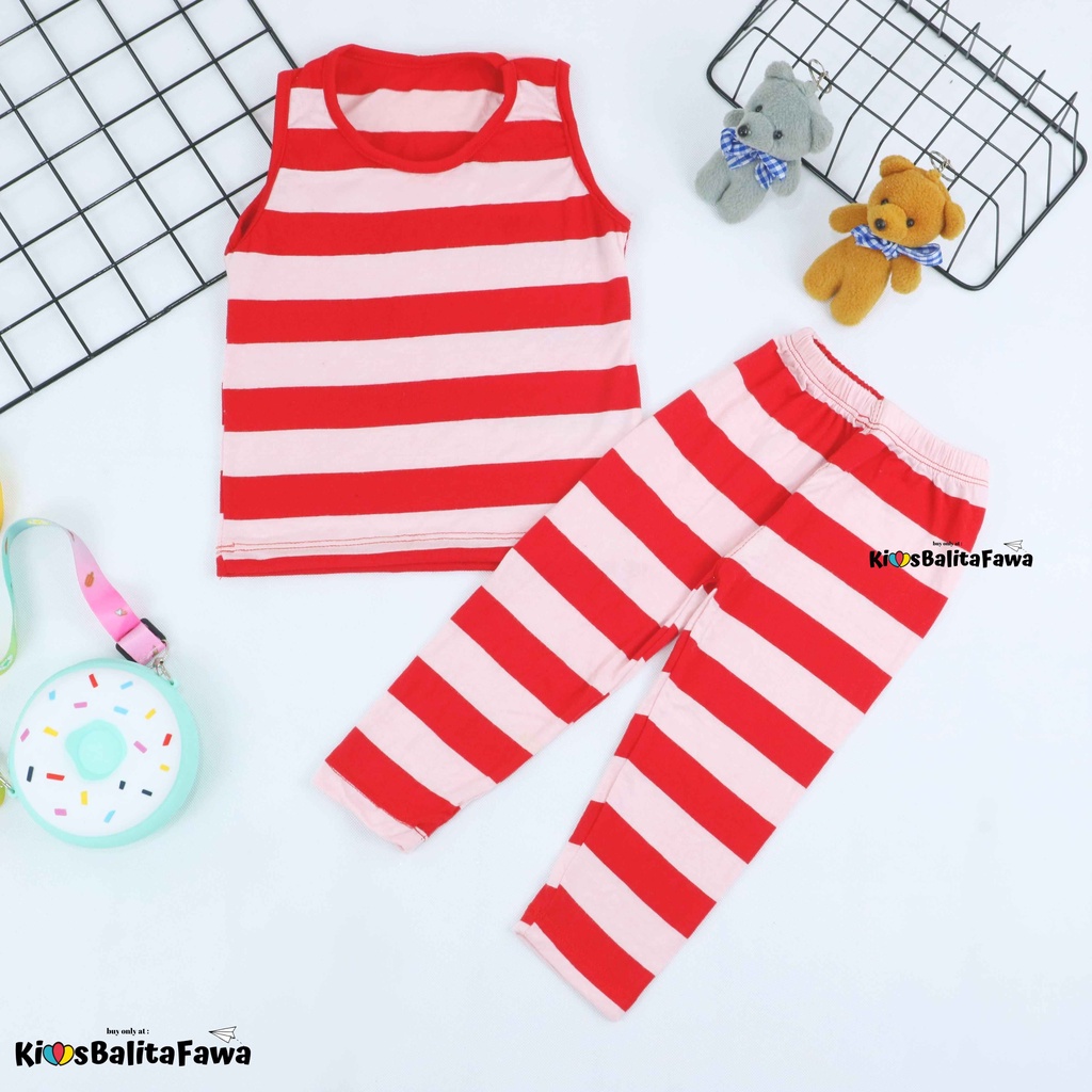 Set Sherly uk Bayi - 4 Tahun / Setelan Tanktop Celana Panjang Legging Kaos Baby Baju Bayi Anak Perempuan Babycinnamon