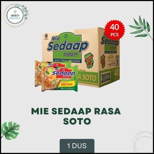 

MIE SEDAAP RASA SOTO 90 GRAM 1 DUS MURAH !!
