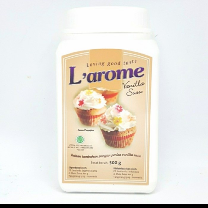 

larome vanilla susu 500g