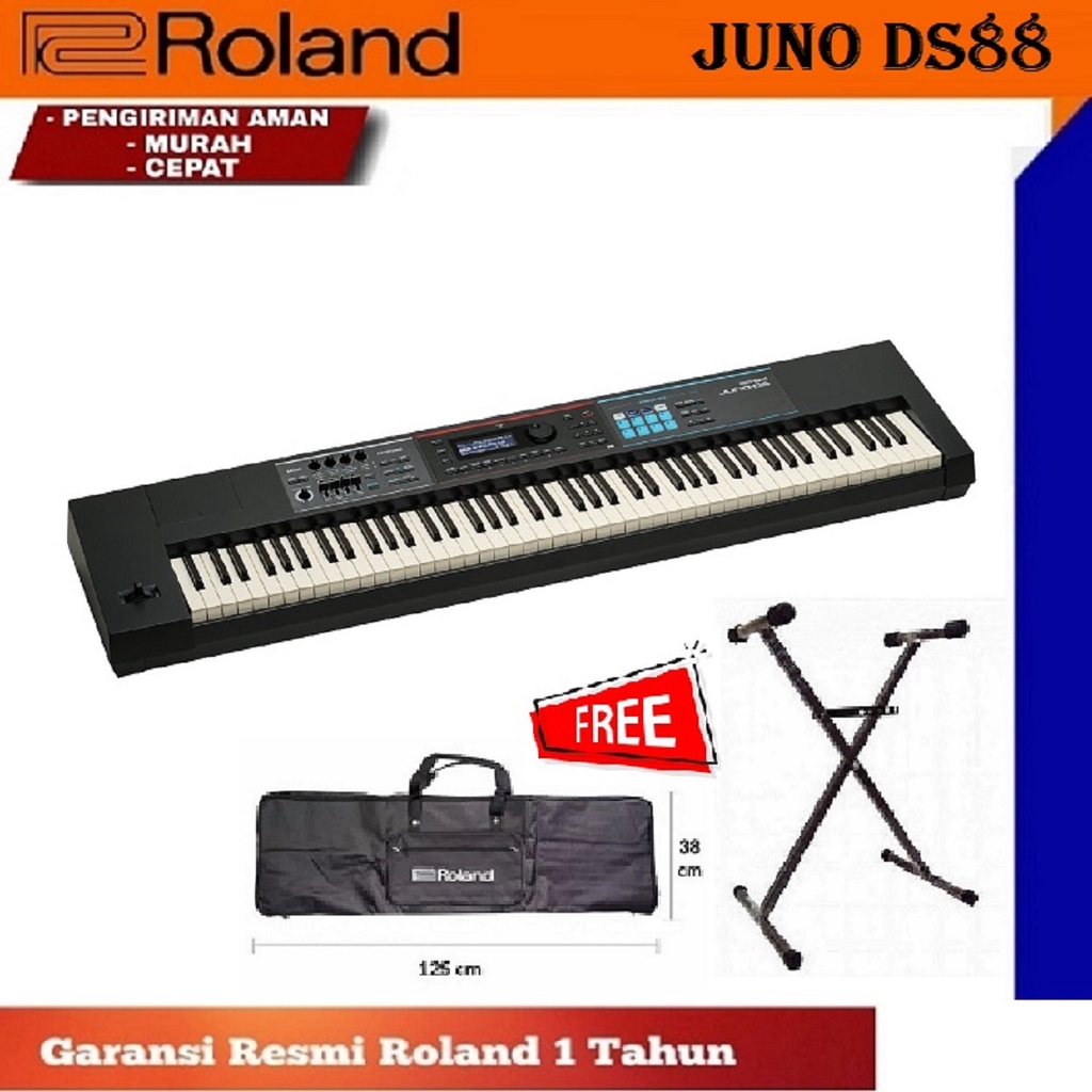 Keyboard Piano Roland Juno DS88 / DS 88 / DS-88 Synthesizer