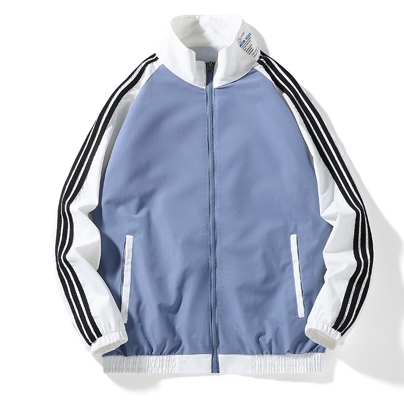 Jaket Pria Casual Retro Sprots Bisbol Gaya Korea Kasual untukj Fashion Jacket J606