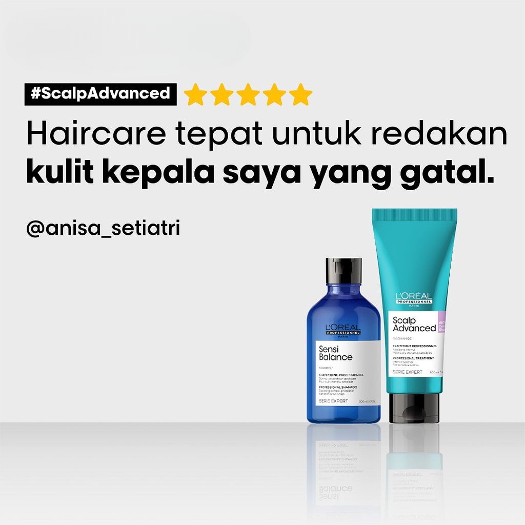 LOREAL Serie Expert Scalp Advanced Intense Soother Conditioner - Kondisioner Perawatan Kulit Kepala Berminyak Sensitif 200 ml