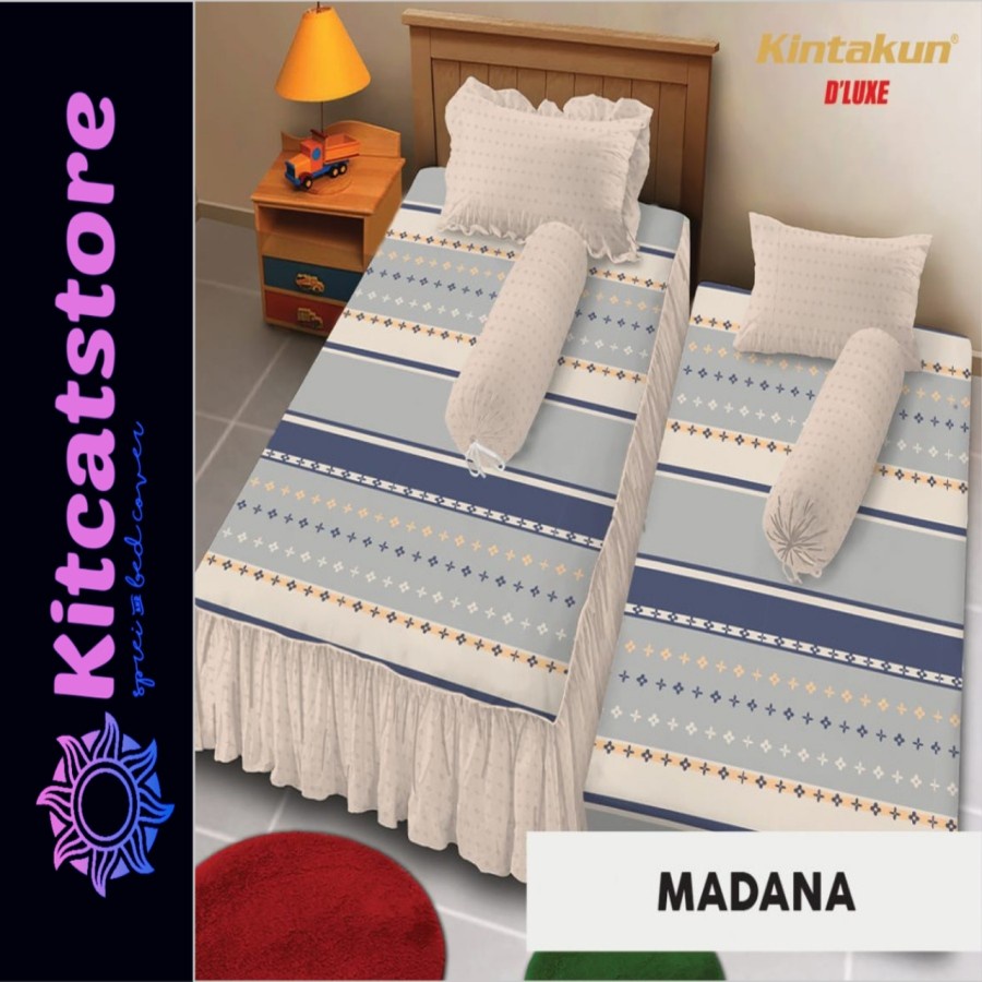 Kintakun Dluxe - Sprei Duo Sorong 2in1 (120x200) Terlaris Madana