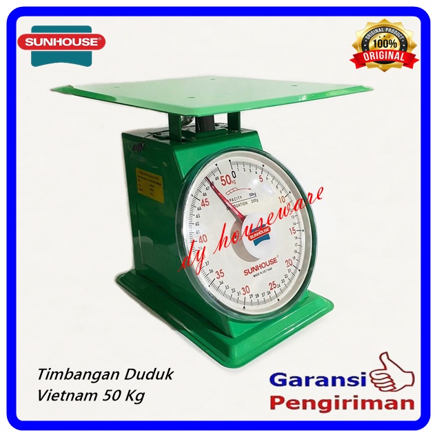 Timbangan Duduk Timbangan Vietnam Jarum Buah 50 Kg Sunhouse SH-450