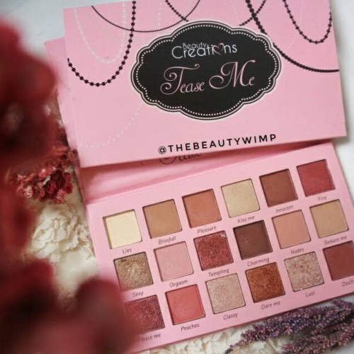 Shine Star - Beauty Creations Tease Me 18 Colour Eyeshadow Pallete Waterproof dan Tahan Lama