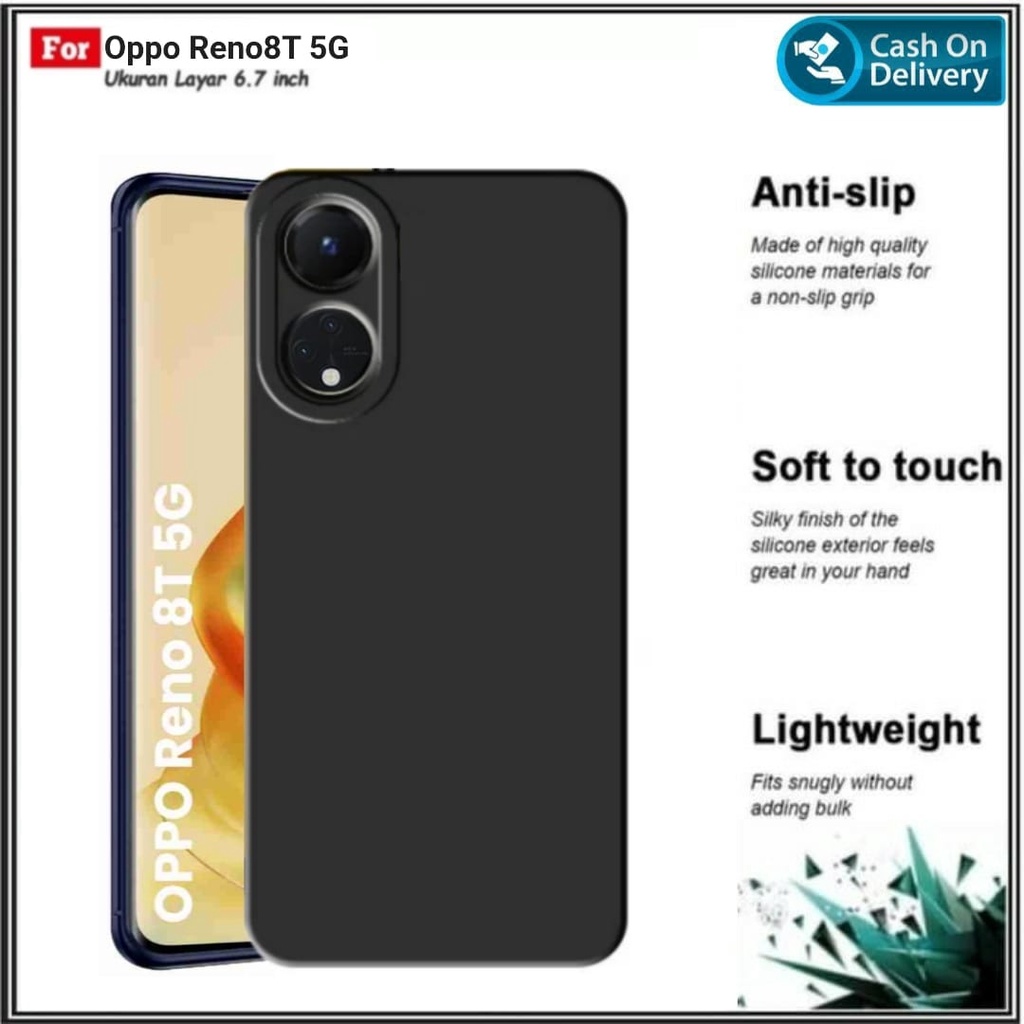 Case Oppo Reno 8T 4G, Oppo Reno 8T 5G Soft Case Premium Casing Hp Slim Cover