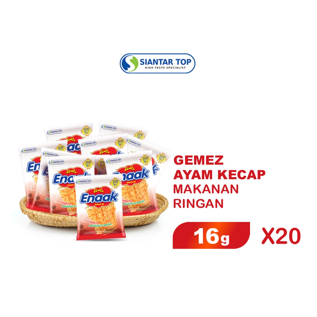 

Gemez Enaak Ayam Kecap 16 gr x 20 PCS - SIANTARTOP