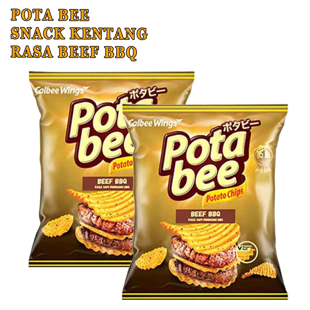 Potato Chips* Potabee Snack* Beef BQQ* 68g