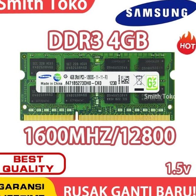 Ram Laptop Samsung Sodimm 4Gb Ddr3 Ddr3-1600 4G Sodim