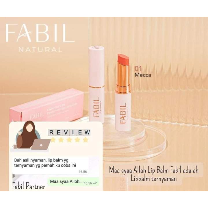 Lip balm fabil - pelembab bibir fabil skincare