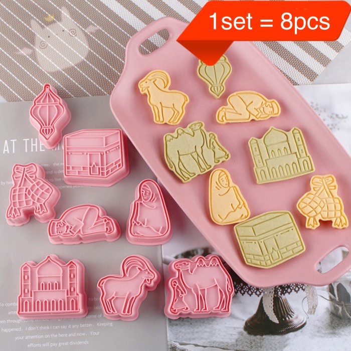 

Hampers Cce8 Cookie Cutter Eid Mubarak/ Lebaran/ Idul Fitri/ Ramadhan Kareem