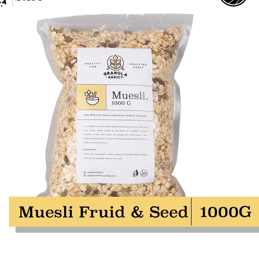 

➫ Granola Addict - Muesli Fruit & Seed 1KG ✷