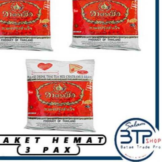 

➧ BTP PAKET HEMAT THAI TEA ORIGINAL 400gram 3pax ✵