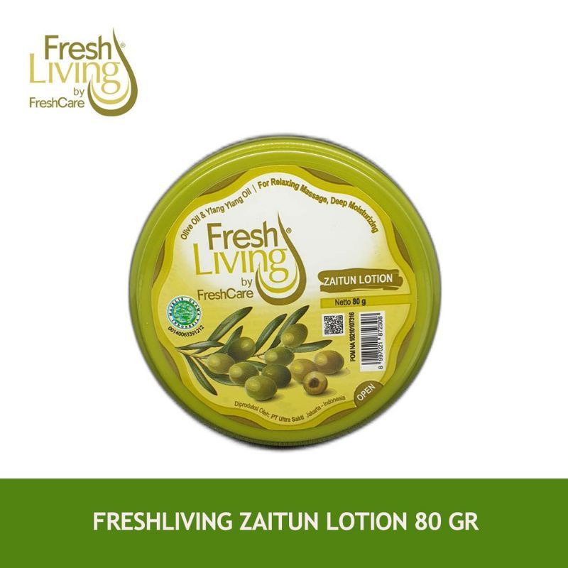 FRESH LIVING BY FRESH CARE ZAITUN LOTION 80 gram