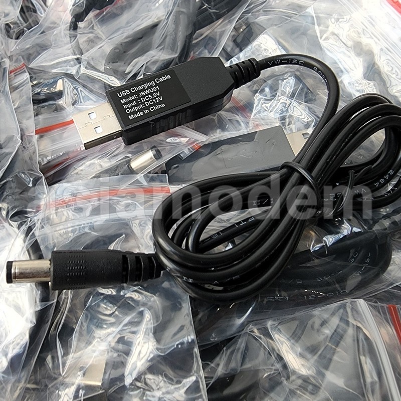 Kabel USB Powerbank Ke Modem Router Orbit Star, TPLINK, DLL