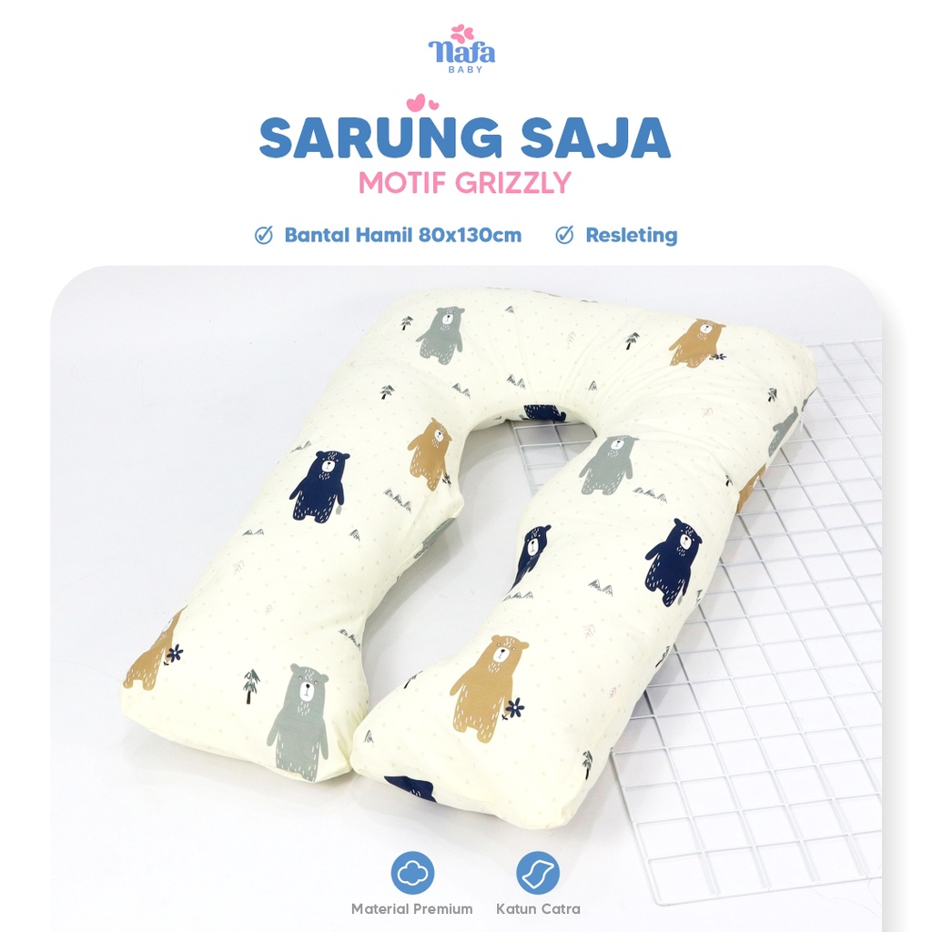 NAFA BABY - Sarung Saja Bantal Hamil | Sprei Bantal Hamil