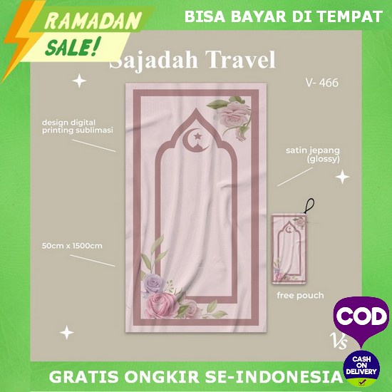 Sajadah Turki Premium Tebal Mini Import Turkiye Motif Bunga Sjadah Travelling Mewah Halus Sejadah La