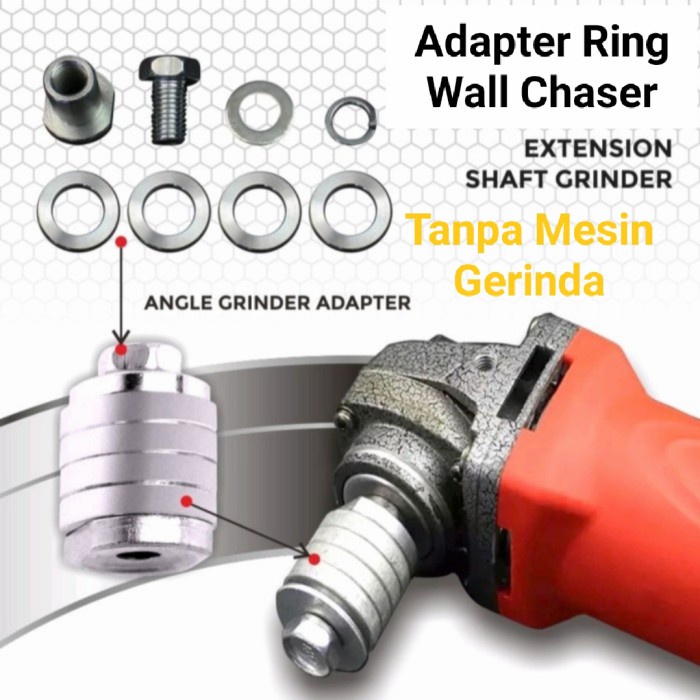 Mesin Adapter Gerinda Ring Wall Chaser - Alat Bobok Tembok - Ring Chaser